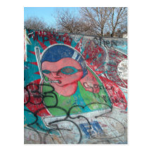 Skate Park Postcard