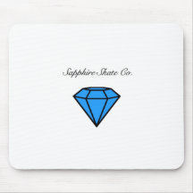 Skate sapphire mouse pad