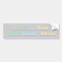 Skate Team Sticker...Dont Have To Buy These Bumper Sticker