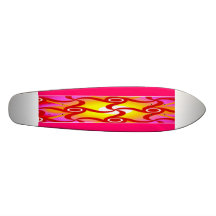Skateboard crazy pink customizeable