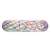 Skateboard - Criss cross lines