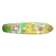skateboard dia de los muertos