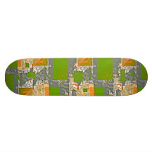 Skateboard Green Break Up