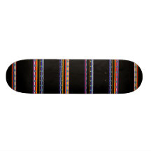 Skateboard Indian Print