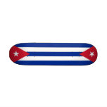Skateboard with flag of Cuba