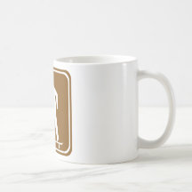 Skateboarding Highway Sign Coffee Mugs