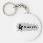 Skateboarding is a Way of Life Keychains