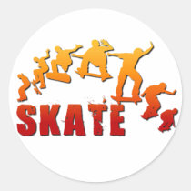 Skateboarding stickers stickers