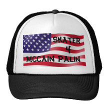 Skater 4 McCain Palin Tucker Hat