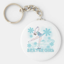Skater Girl Keychain