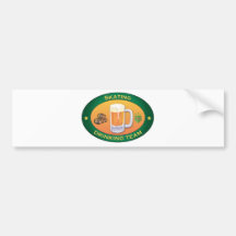 Skating Drinking Team Bumper Sticker