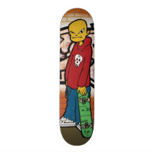 Skating in the Alley - Skateboard