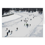 Skating on the Rideau Canal Card