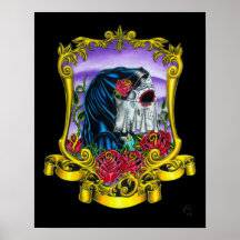 Skeleton Bride Print