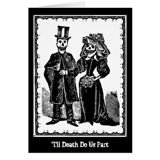 Skeleton Couple - Card (Customise)