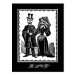 Skeleton Couple (RSVP) - Postcard