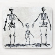 Skeleton Family Mousepad