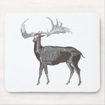 Skeleton of Irish Elk - Megaceros hibernicus Mousepads