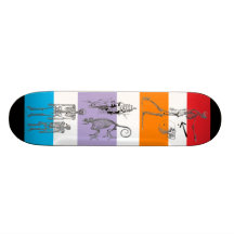 Skeleton Skate Board
