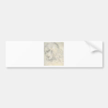 sketch for Leonardo da Vinci's Last supper.. Bumper Stickers