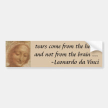 Sketch of Saint Anne by Leonardo da Vinci Bumper Sticker