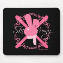 Ski Bunny Mouse Mat