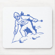 Ski fahren skiing mauspads