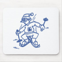 Ski fahren skiing mousepads