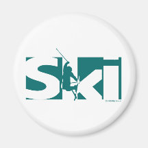 Ski Fridge Magnets