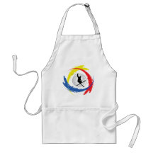 Ski Tricolor Emblem Apron