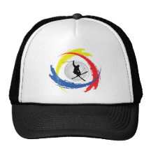 Ski Tricolor Emblem Hat