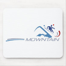 Skiing Mousepads