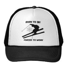 Skiing Trucker Hat