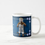 Skiing Vintage Snowmen Mugs