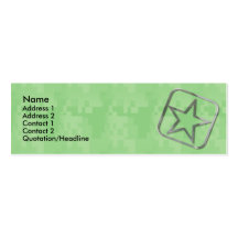 Skinny Card Army Business Cards