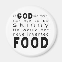Skinny Food Magnets