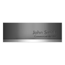 Skinny Metal Commercial Director Business Card