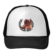 skins boots mesh hat