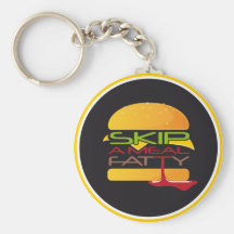 Skip A Meal Fatty Keychain