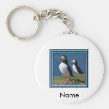 Skomer Island Puffins Keychains