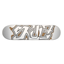 SkuL7 Ivory (Tan) Skateboard Deck