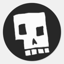 Skull 3 sticker