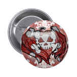 Skull and Bones Pinback Button