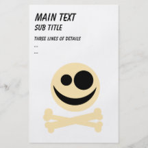Skull and Crossbones. Custom Flyer