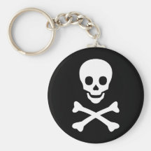 Skull and Crossbones Keychain