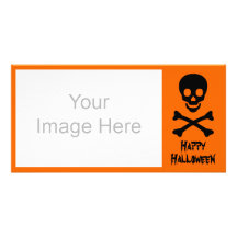 Skull and Crossbones Photo Greeting Card