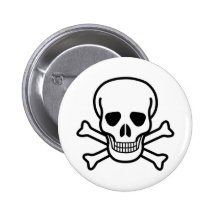 skull and crossbones pins