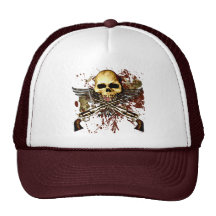 Skull and Six-Shooters Trucker Hat