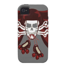 skull and skates phone cover iPhone 4/4S covers