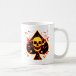 SKULL AND SPADE WITH SPLATTER MUG